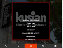Tablet Screenshot of kusian.de